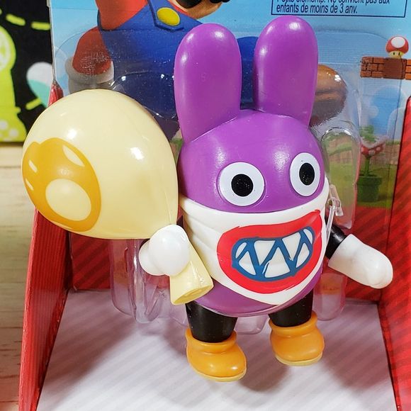 Jakks Pacific Super Mario Nabbit 2.5" Nintendo Video Game Collectible New - Picture 2 of 2